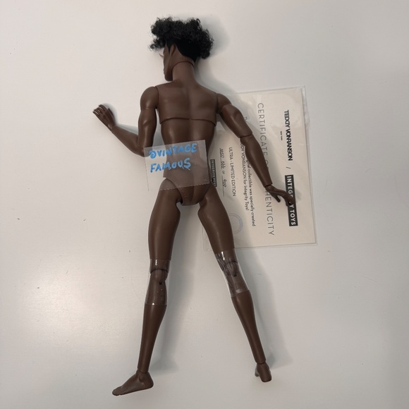 Male Fashion Doll Darius Monarch Rooted Hair Articulated Integrity Jointed Black - Picture 4 of 16